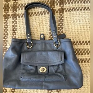 Coach Blue Handbag